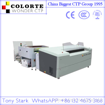 Colorte Aura 1400 series CTP wtih large breadth can output 1680mm*1350mm CTP plate perfect for news paper company